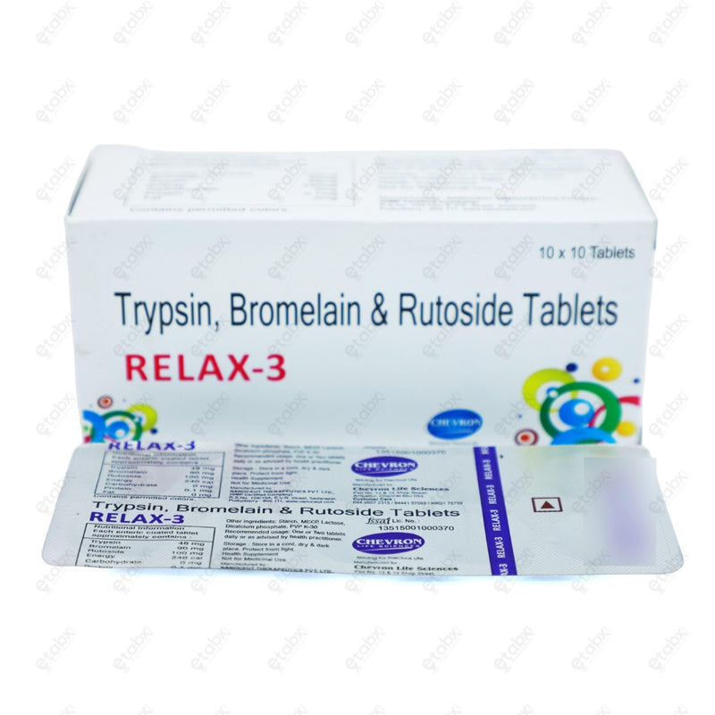 Relax 3 Tablet 10's