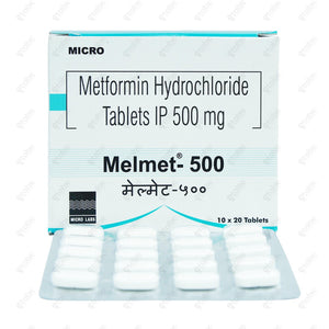 Melmet 500mg Tablet 20's