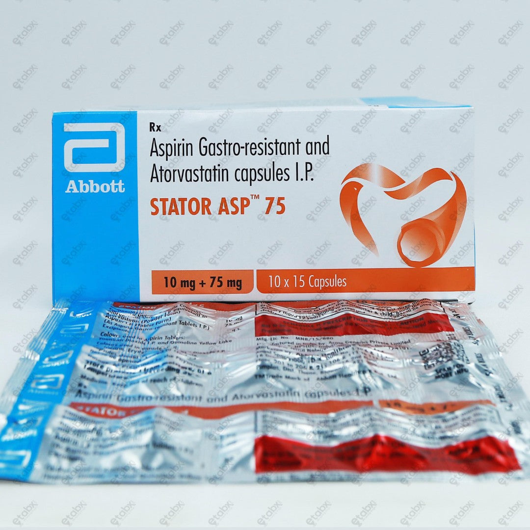 Stator ASP 75mg Tablet 15's