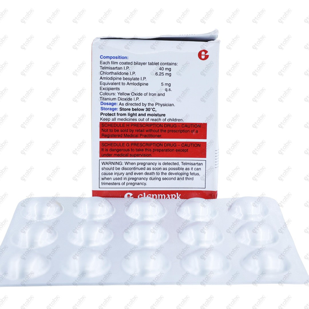 Telma Act 40/5/6.25 Tablet 15's