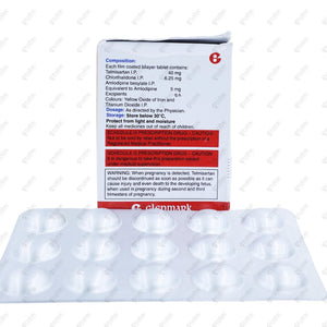 Telma Act 40/5/6.25 Tablet 15's