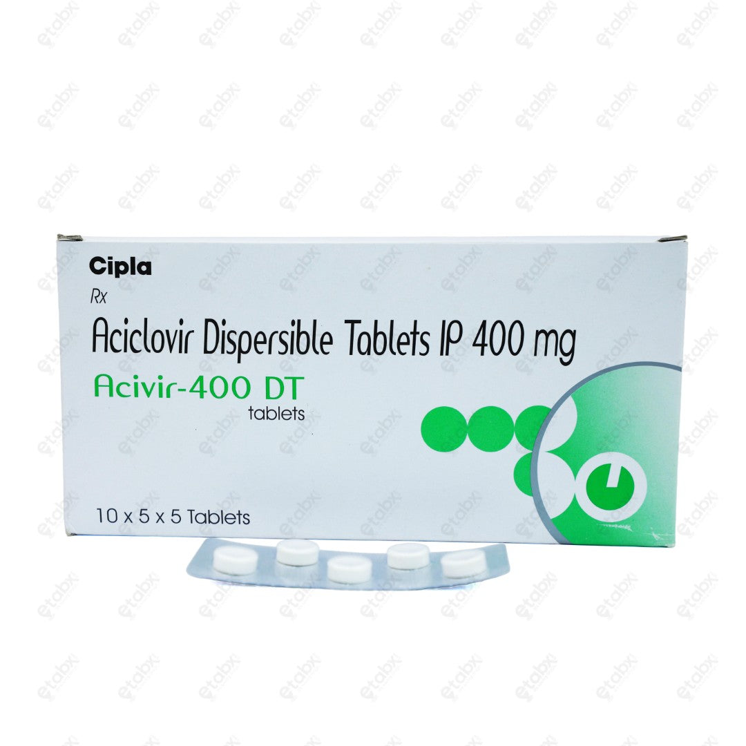 Acivir 400mg DT Tablet 5's