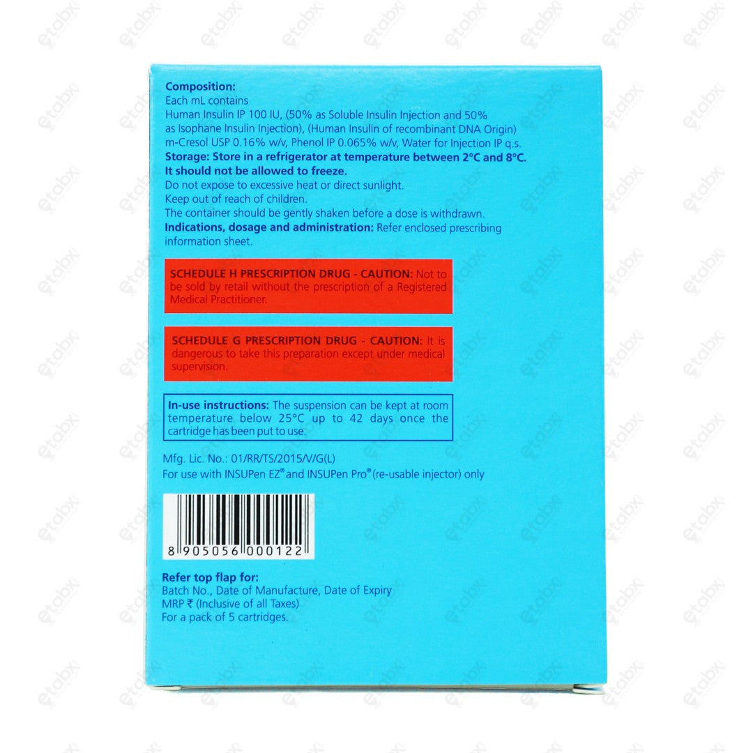 Insugen 50/50 Refill 5x3ml