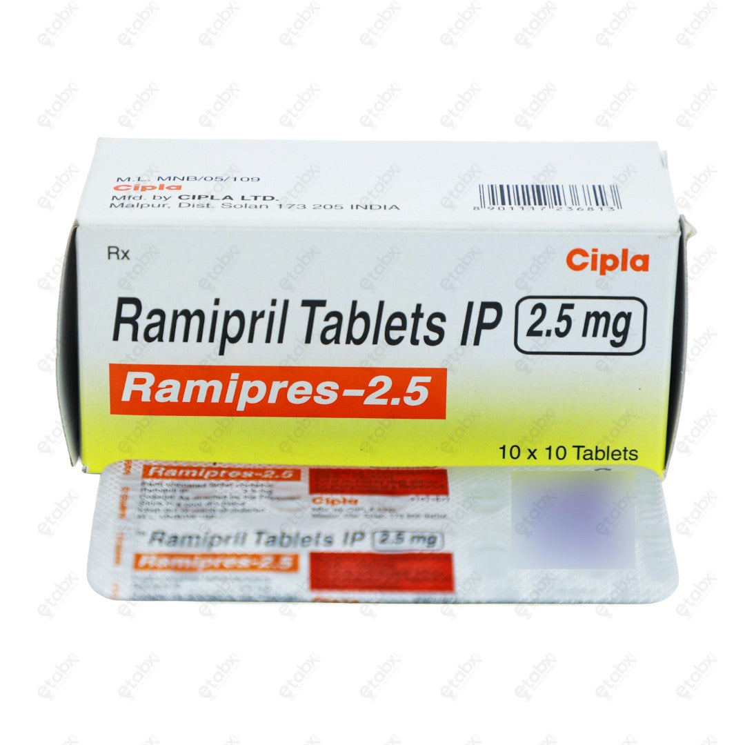 Ramipres 2.5mg Tablet 10's
