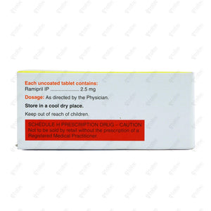 Ramipres 2.5mg Tablet 10's