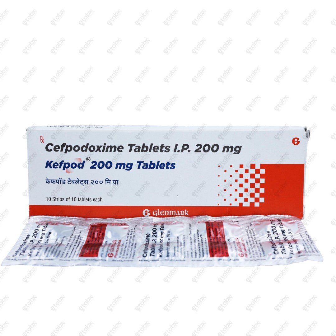 Kefpod 200mg Tablets 10's