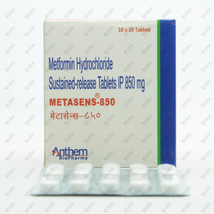 Metasens 850mg Tablets 10's