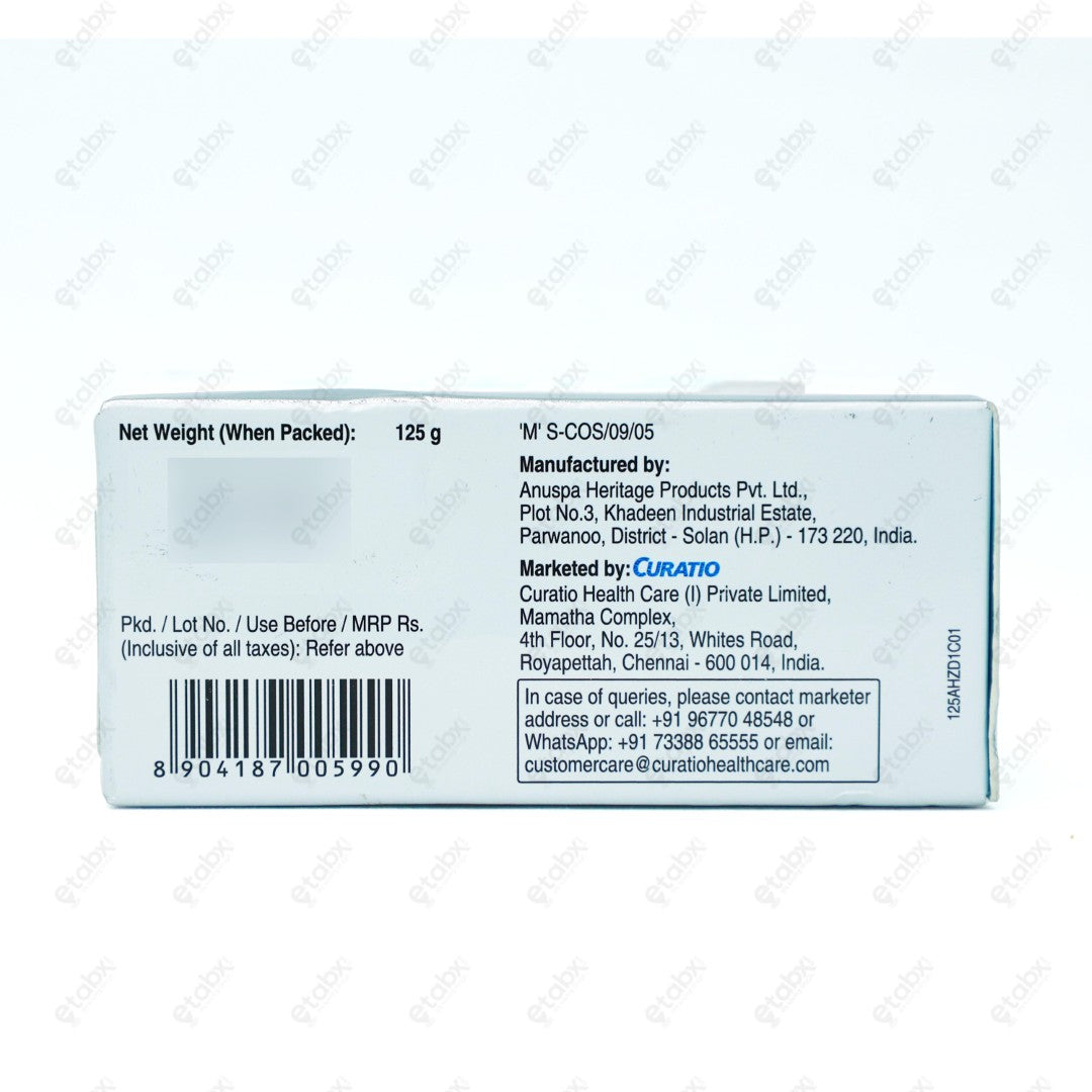 Zyndet Bar 125GM Gentle Syndet Cleansing Bar