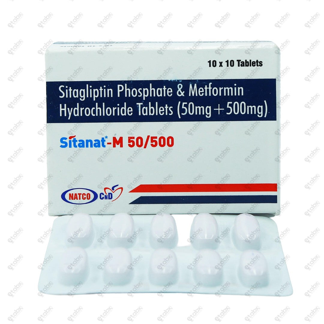 Sitanat M 50/500 Tablet 10's