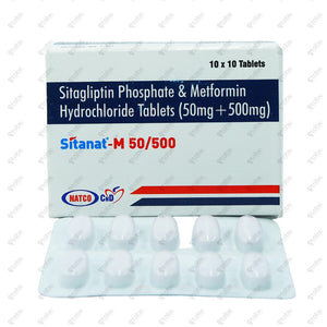 Sitanat M 50/500 Tablet 10's