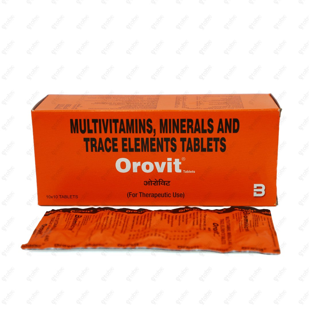 Orovit Multivitamin Mineral Tablets 10s