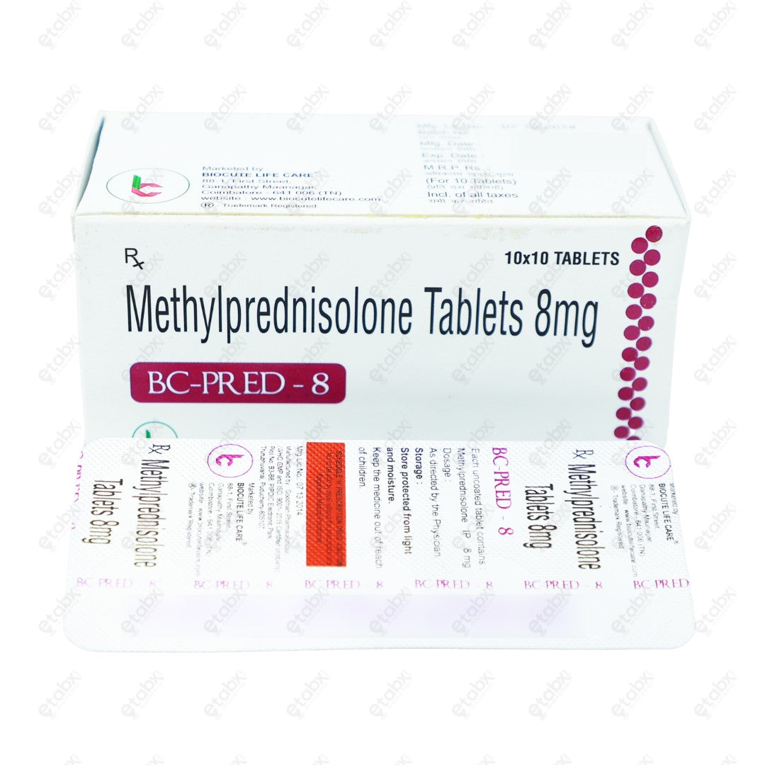 BC Pred 8mg Tablets 10'S