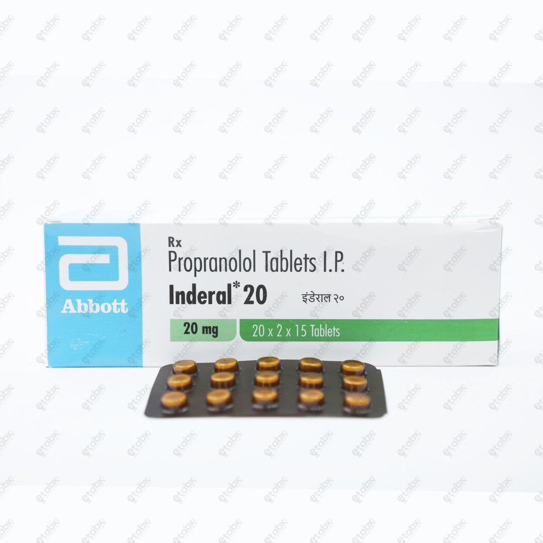 Inderal 20 Tablet 15's