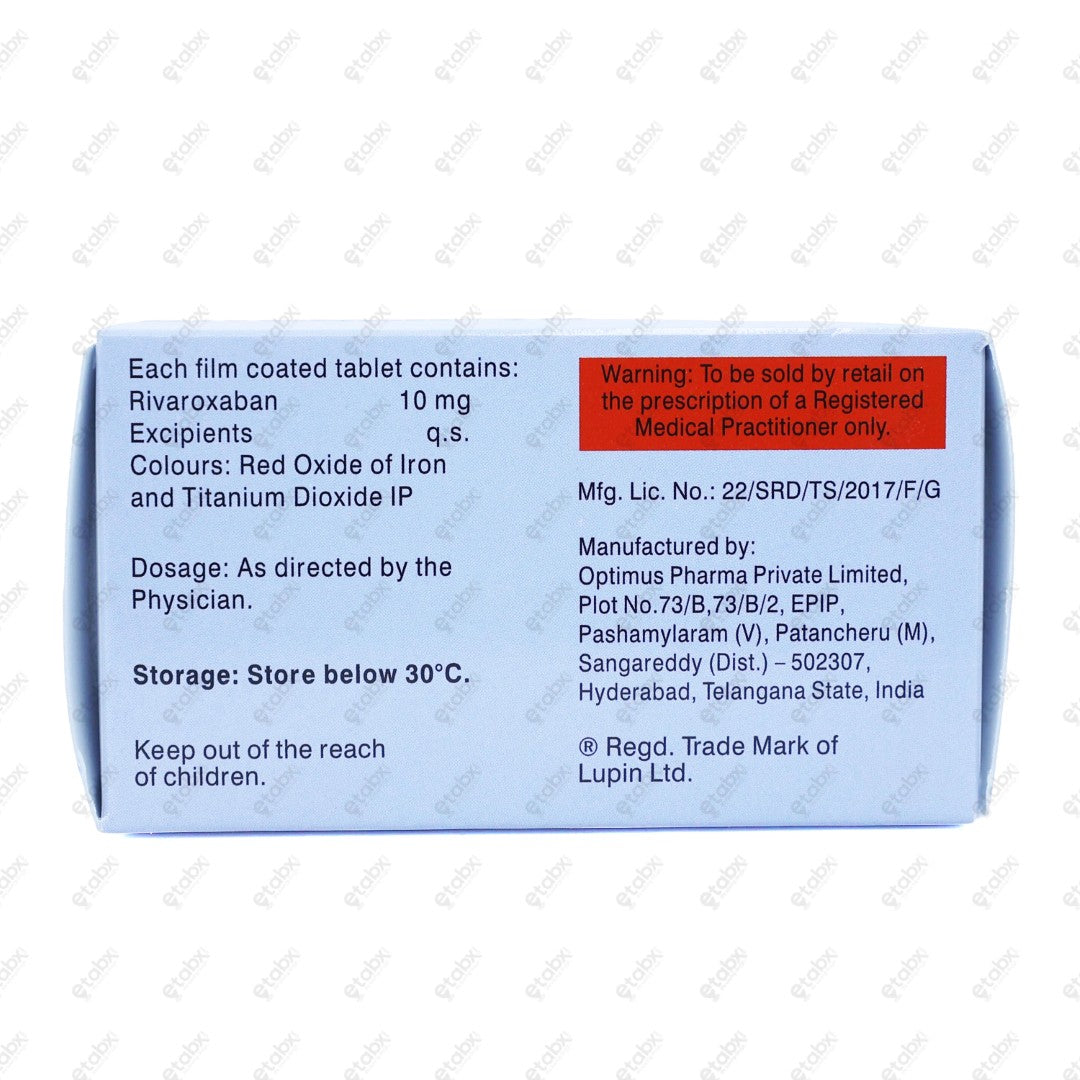 RIVABAN 10mg Tablet 10's