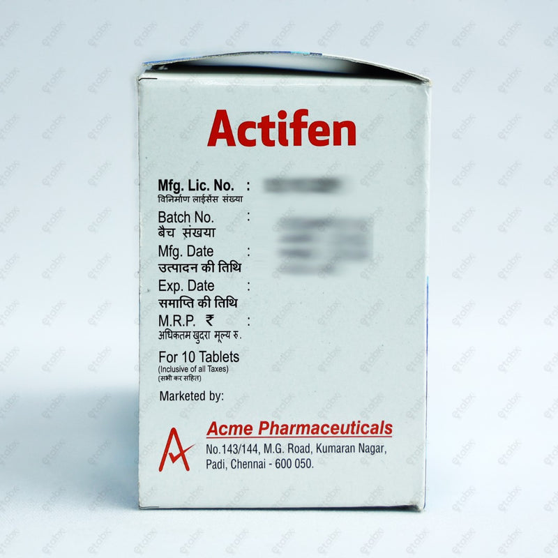 Actifen Tablet 10's