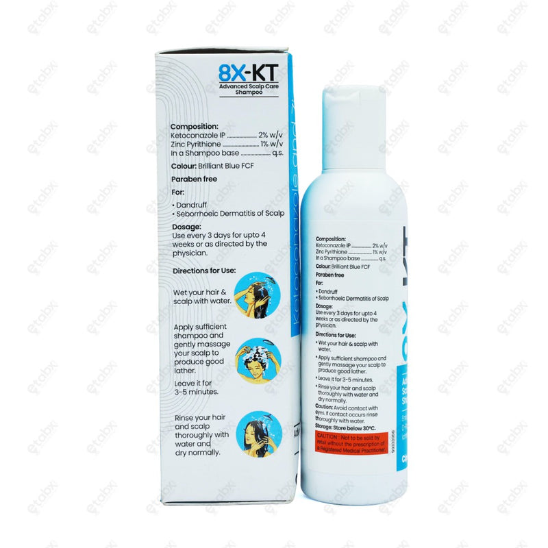 8X KT Anti-Dandruff Shampoo 60ML