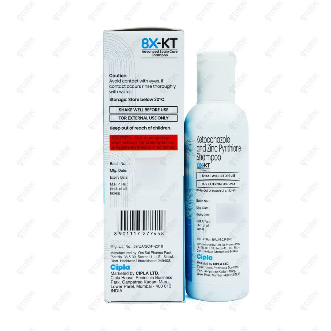 8X KT Anti-Dandruff Shampoo 60ML