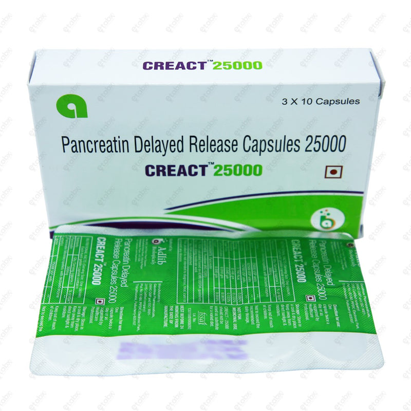Creact 25000 Capsule 10's