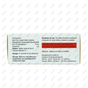 Dapnat 5mg Tablets 10's