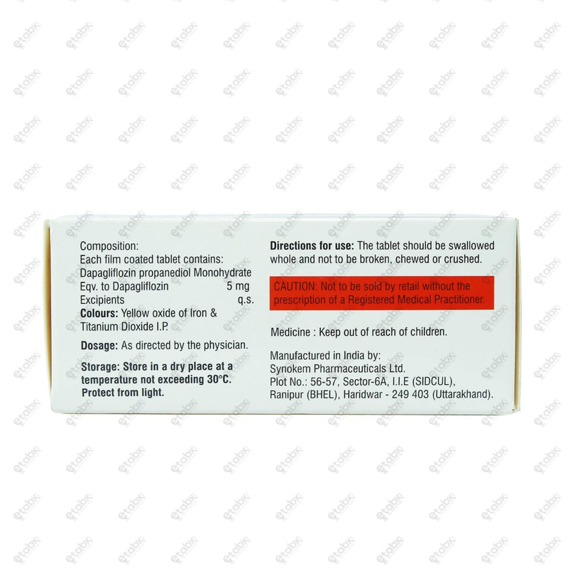 Dapnat 5mg Tablets 10's