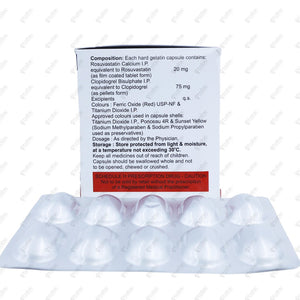 Razel CV 20/75mg Capsule 10's