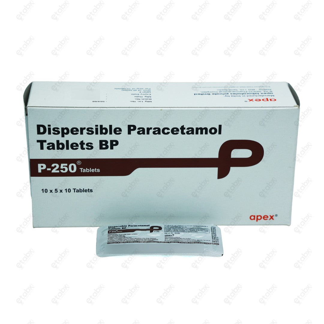 P 250mg Tablets 10's