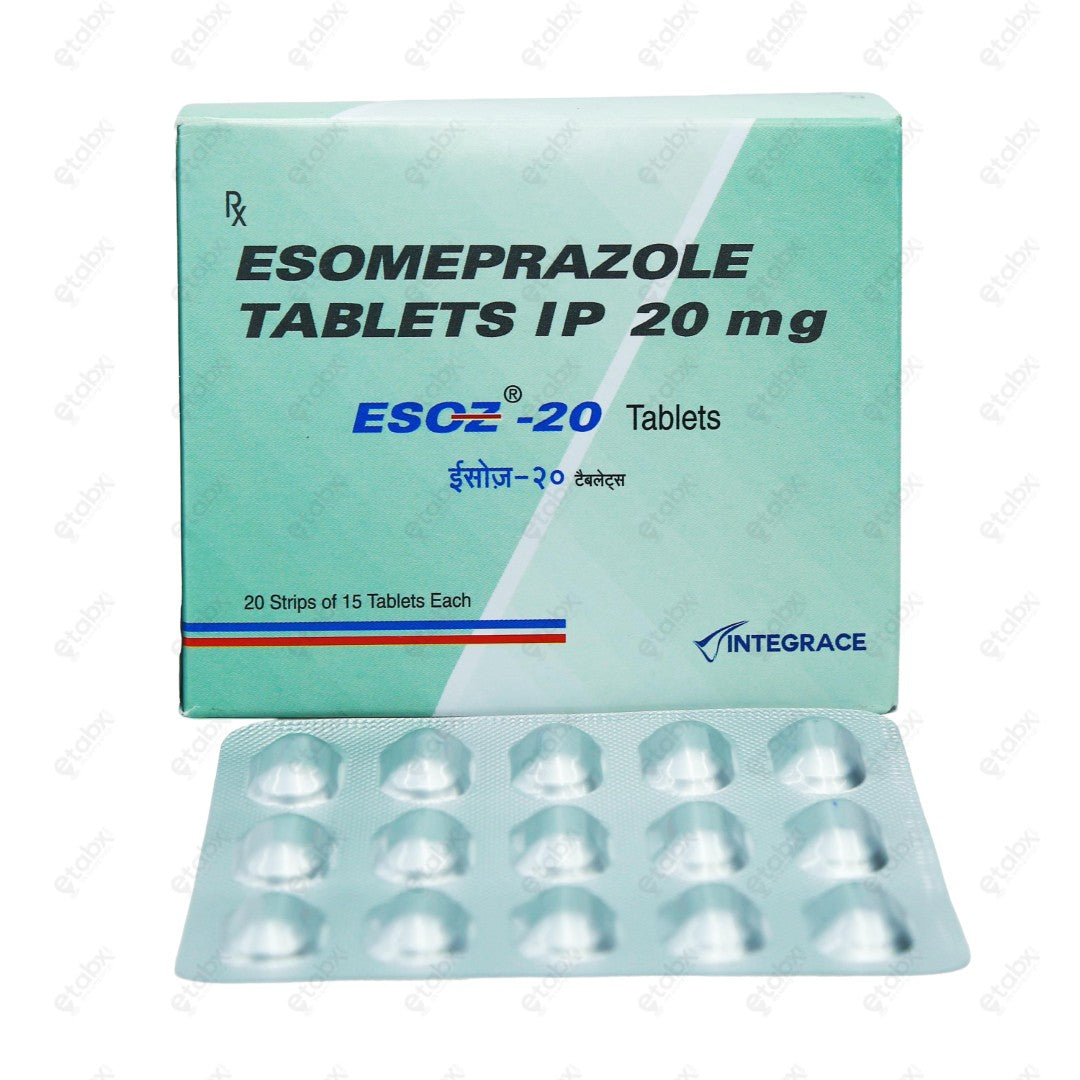 ESOZ 20mg Tablet 15's