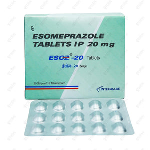 ESOZ 20mg Tablet 15's