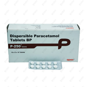P 250mg Tablets 10's