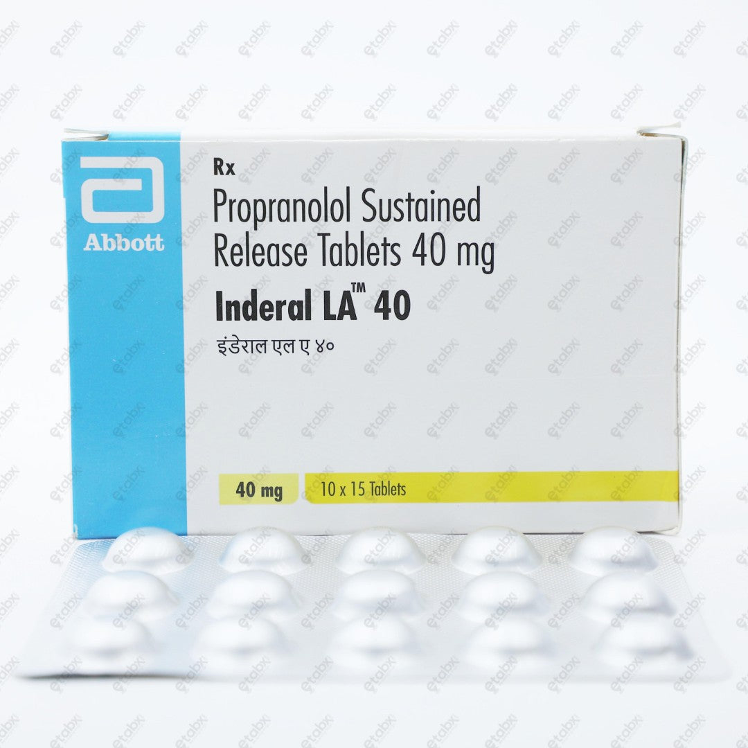Inderal LA 40 Tablets 15's