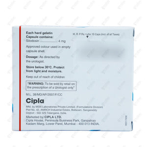 Silofast 4mg Capsule 15's