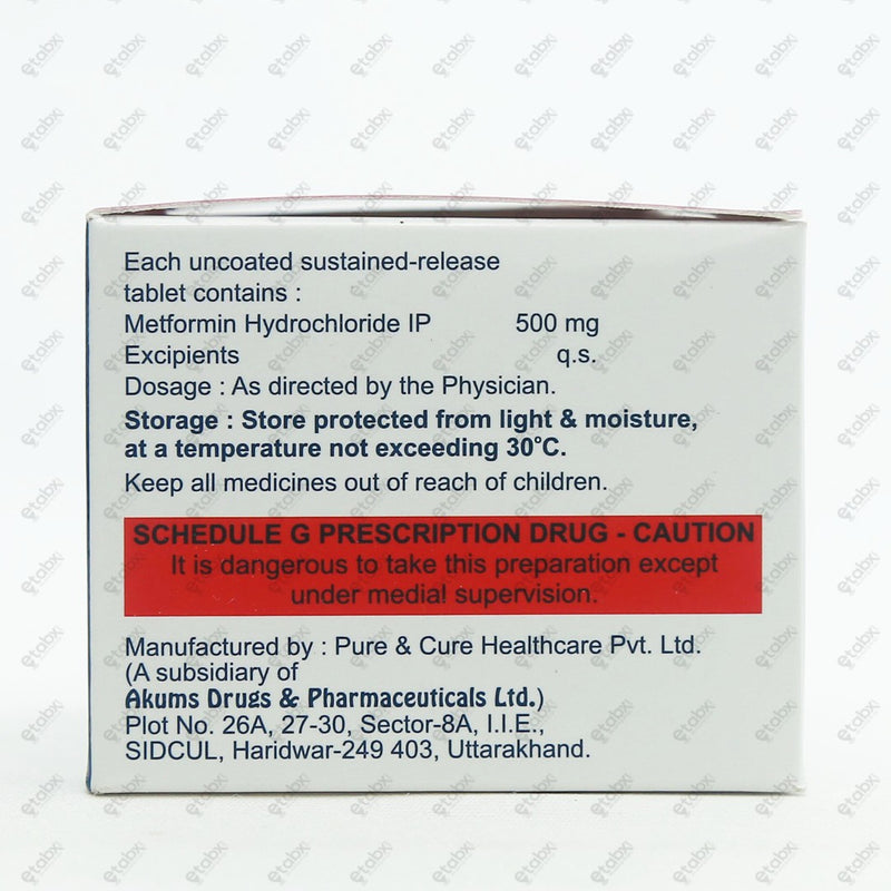Metasens 500mg Tablet 10's