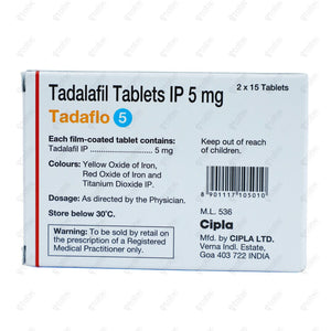 Tadaflo 5mg Tablet 15's