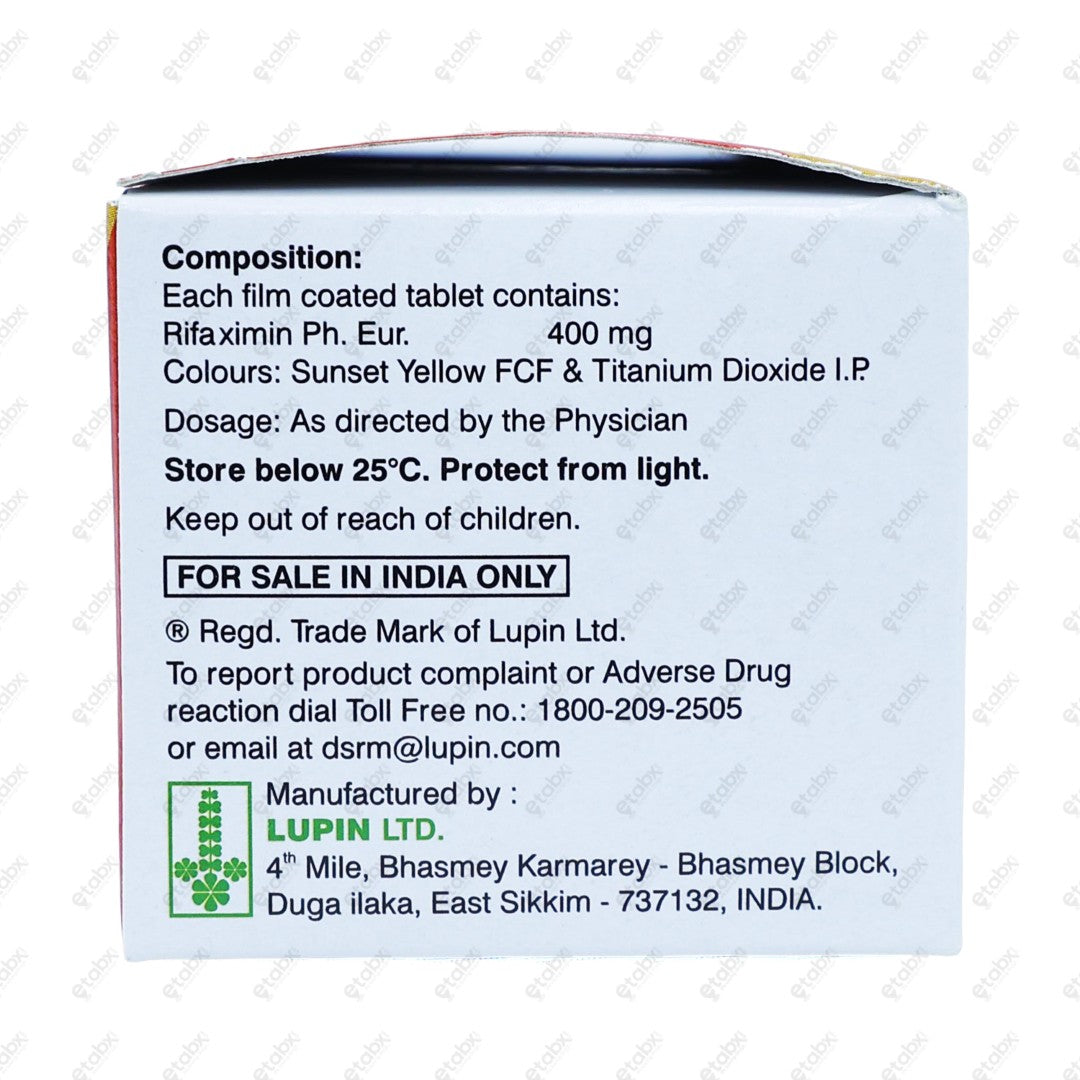 Rcifax 400mg Tablet 10's