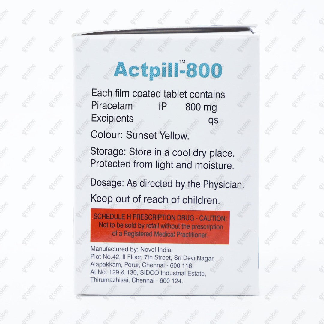 Actpill 800 Tablets 10's