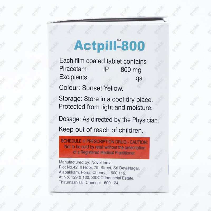 Actpill 800 Tablets 10's