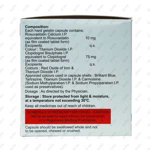 Razel CV 10/75mg Capsule 10's