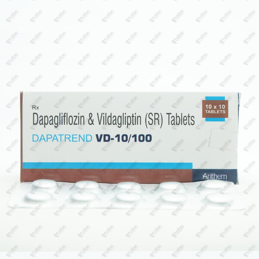 Dapatrend VD 10/100mg Tablet 10's
