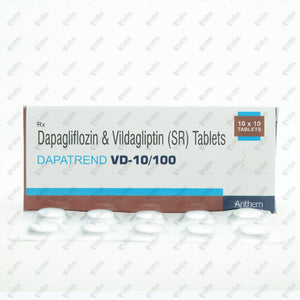 Dapatrend VD 10/100mg Tablet 10's