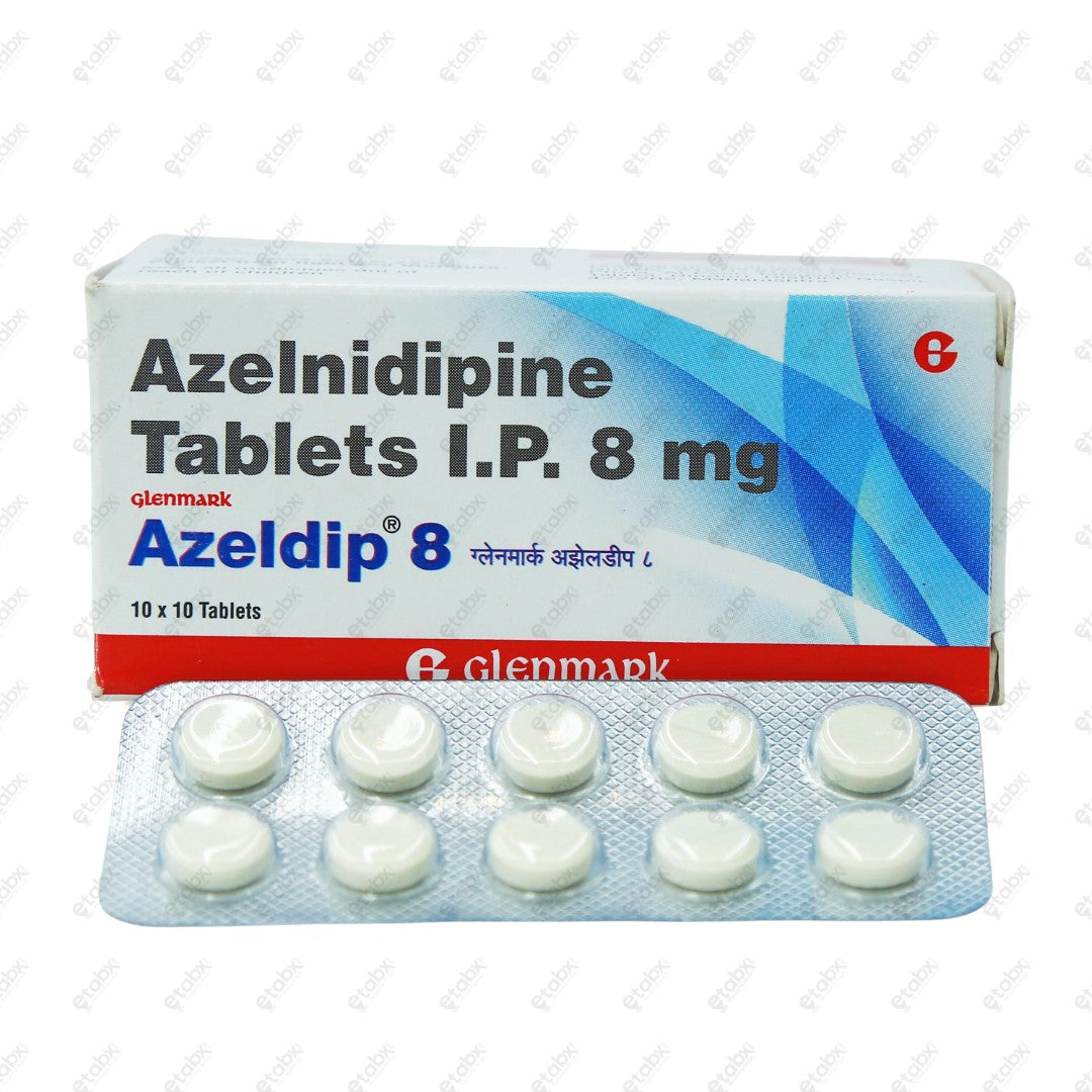 Azeldip 8 Tablet 10's