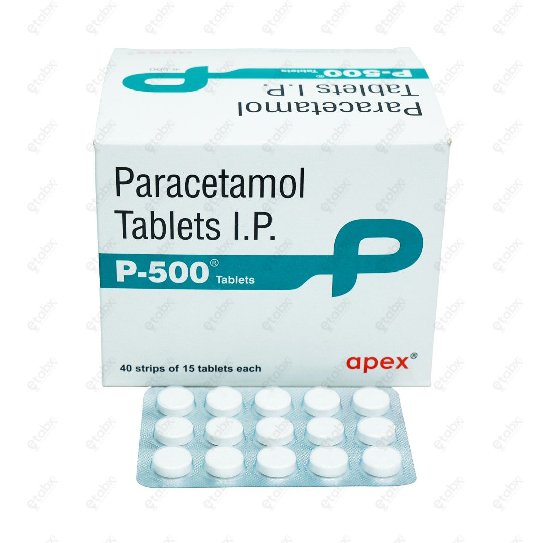P 500 Tablets 15's