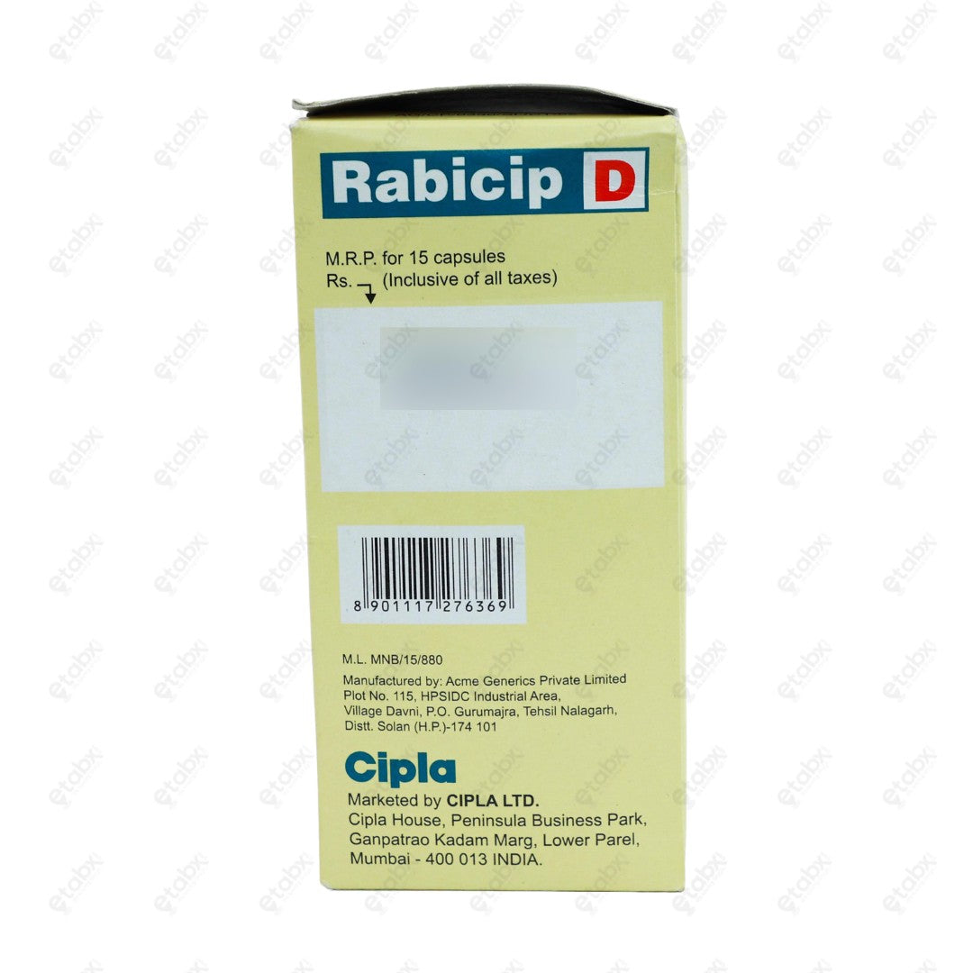 Rabicip D Capsule 15's