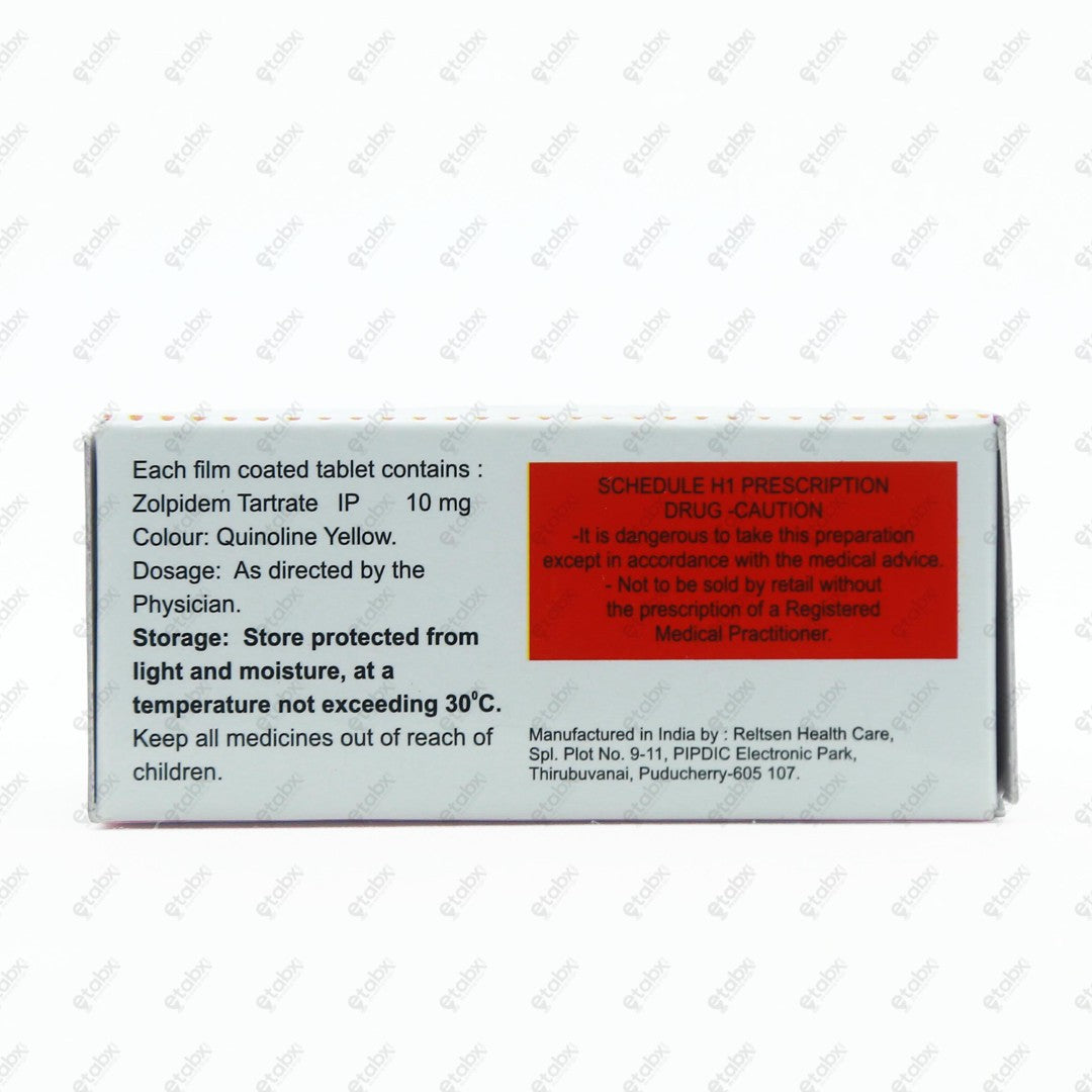 Zolpeace 10mg Tablet 10's