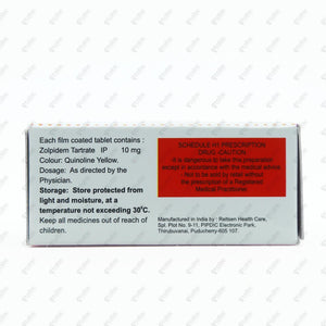 Zolpeace 10mg Tablet 10's