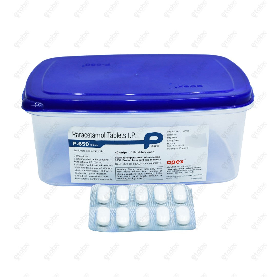 P 650 Tablets 10's
