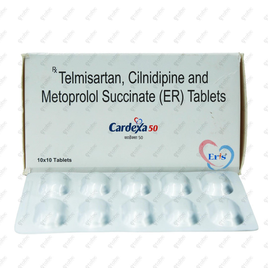 Cardexa 50 Tablet 10's