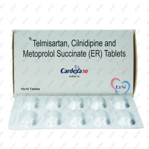 Cardexa 50 Tablet 10's