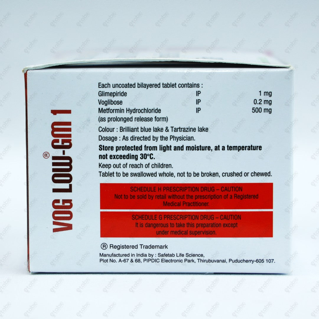 VOGLOW GM1 Vitamin D3 Tablets (15's)