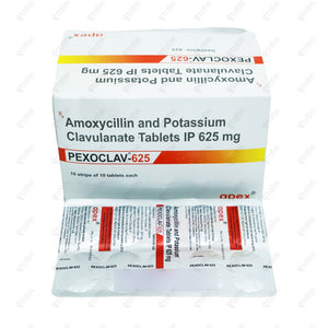 PEXOCLAV 625mg Tablet 10's