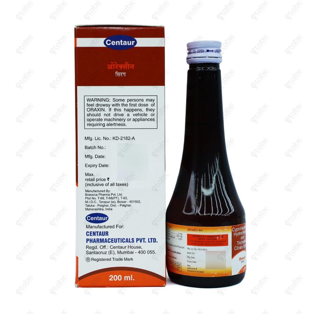 ORAXIN Syrup 200ml